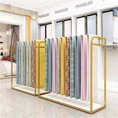Cấp thương mại Sắt đen Giá treo quần áo hiện đại Giá đỡ trưng bày hàng may mặc Cửa hàng Cửa hàng quần áo Phòng trưng bày hạng nặng