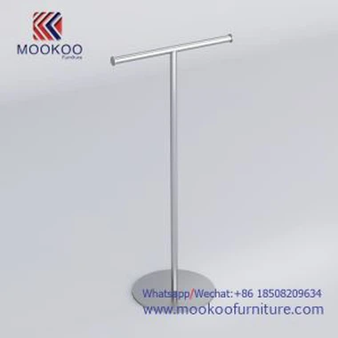 H & M giá để hiển thị quần áo với thép không gỉ cho cửa hàng quần áo bán buôn bán lẻ
