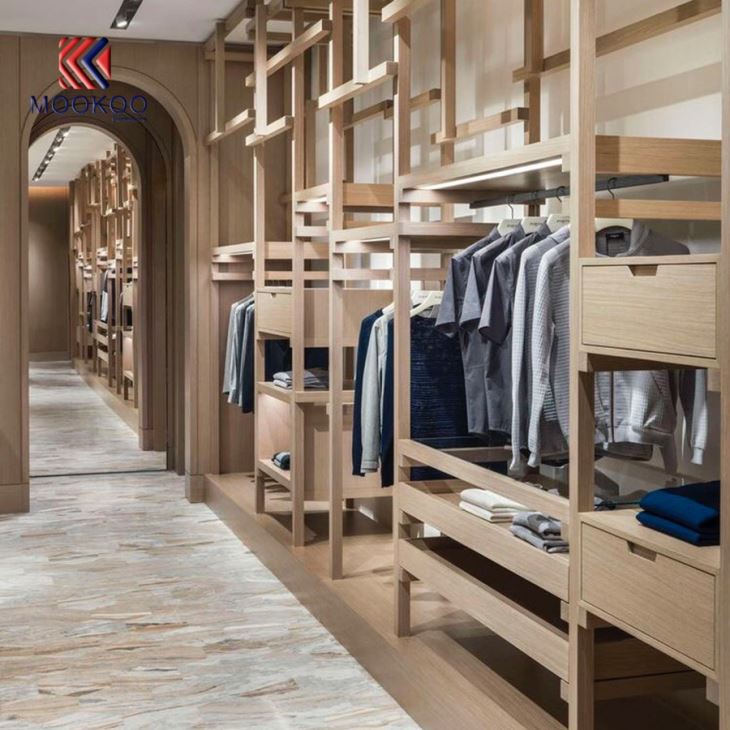 Clothing Floor Display Shelf