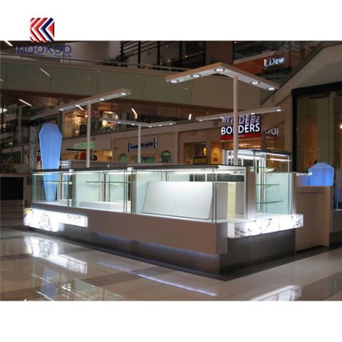 Thiết kế nội thất thương mại Kiosk cho trang sức trưng bày trong trung tâm mua sắm