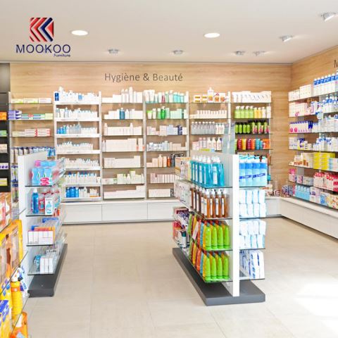 Tủ trưng bày dược phẩm tùy chỉnh