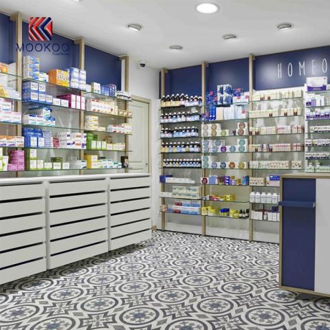 Phong cách châu Âu Hiệu thuốc Cửa hàng trưng bày