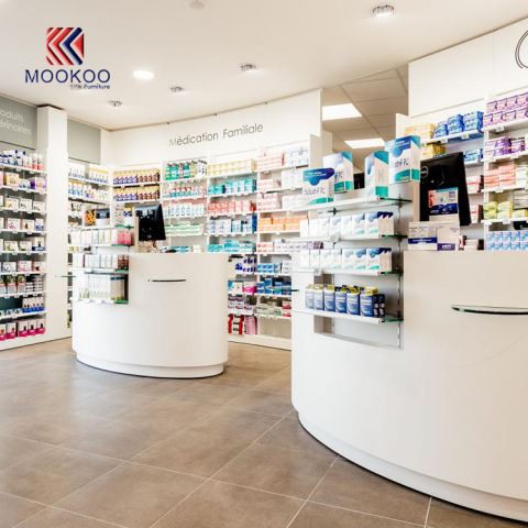 Phong cách châu Âu Hiệu thuốc Flagship Cửa hàng trưng bày